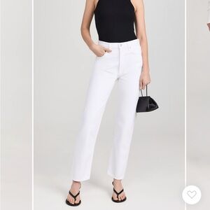 AGOLDE 90s Pinch Waist Jeans - White Marshmellow